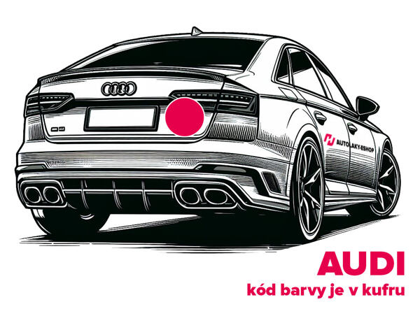 Kde najít kódy barev Audi