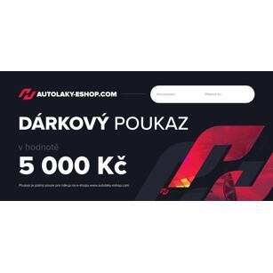 Dárkový poukaz 5000 Kč