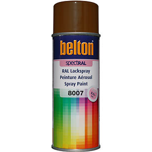 Belton Barva ve spreji RAL 8007 400ml SVĚTLE ŽLUTOHNĚDÁ