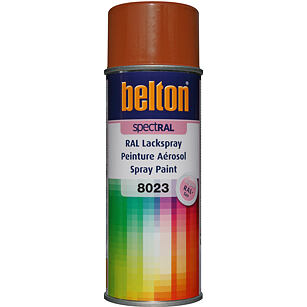 Belton Barva ve spreji RAL 8023 400ml HNĚDOORANŽOVÁ