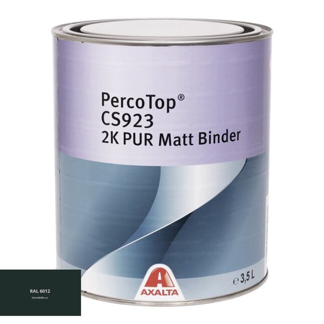 Matná polyuretanová 2K barva Axalta PercoTop MATT RAL 6012