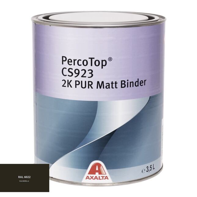 Matná polyuretanová 2K barva Axalta PercoTop MATT RAL 6022