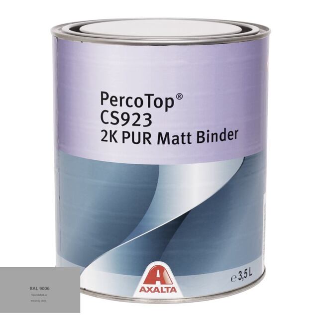 Matná polyuretanová 2K barva Axalta PercoTop MATT RAL 9006