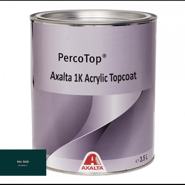Akrylátová 1K barva Axalta RAL 5020 5°lesku