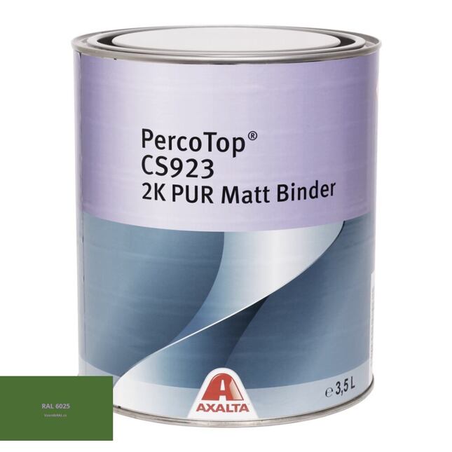 Matná polyuretanová 2K barva Axalta PercoTop MATT RAL 6025
