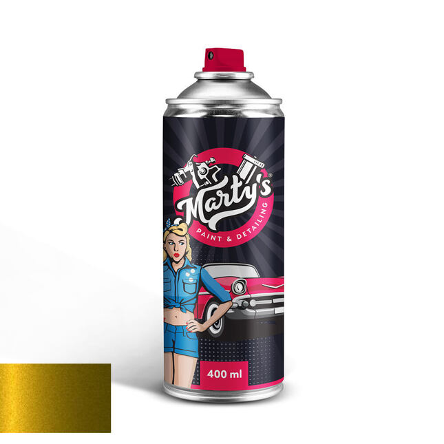Barva na auto ve spreji Ford  BHPE Mustard Olive