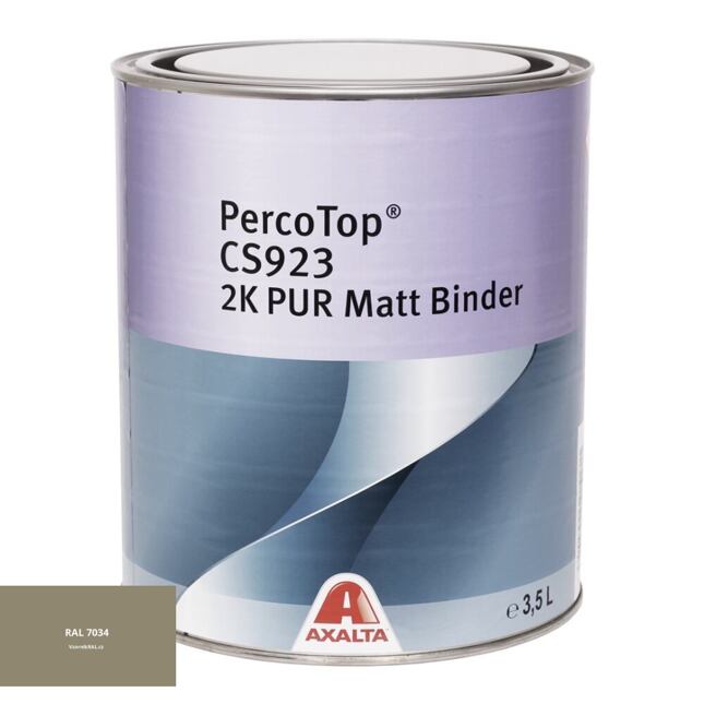Matná polyuretanová 2K barva Axalta PercoTop MATT RAL 7034