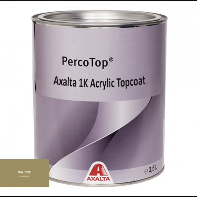 Akrylátová 1K barva Axalta RAL 1020 5°lesku