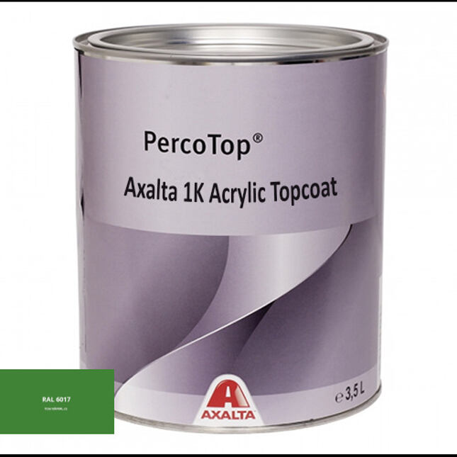 Akrylátová 1K barva Axalta RAL 6017 5°lesku