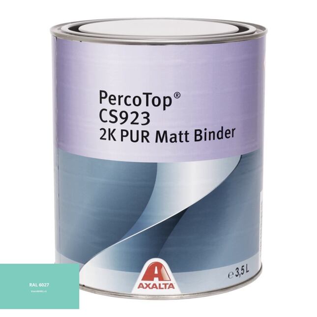 Matná polyuretanová 2K barva Axalta PercoTop MATT RAL 6027
