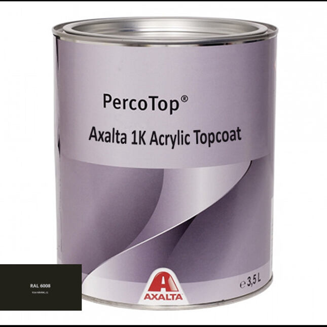Akrylátová 1K barva Axalta RAL 6008 5°lesku