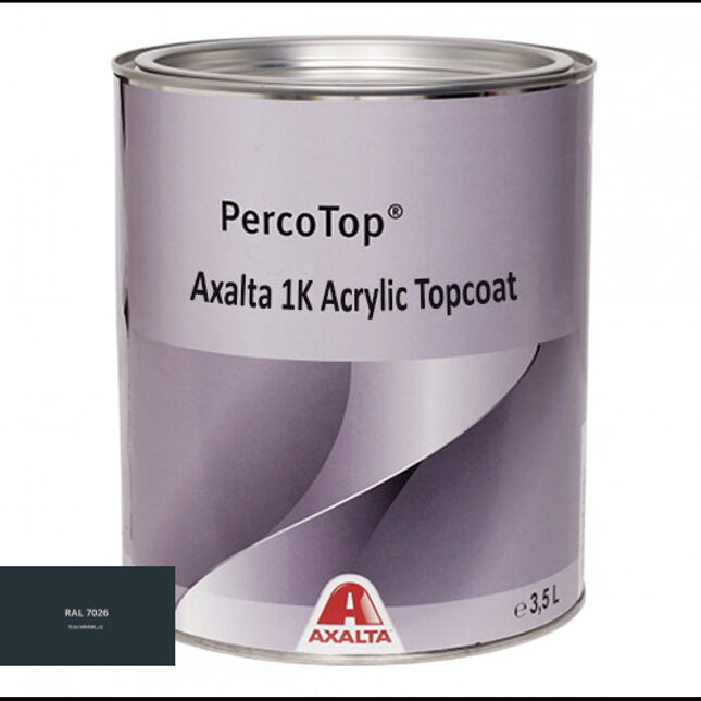 Akrylátová 1K barva Axalta RAL 7026 5°lesku