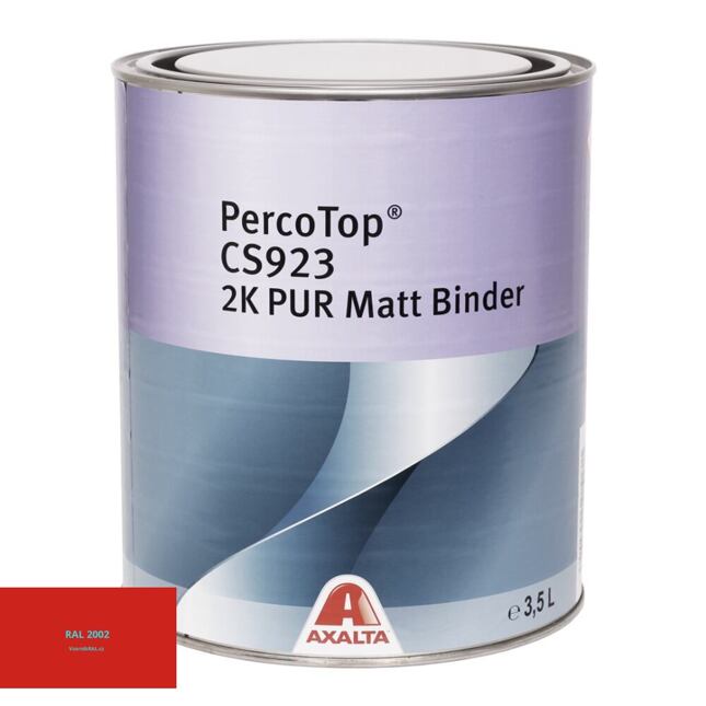 Matná polyuretanová 2K barva Axalta PercoTop MATT RAL 2002