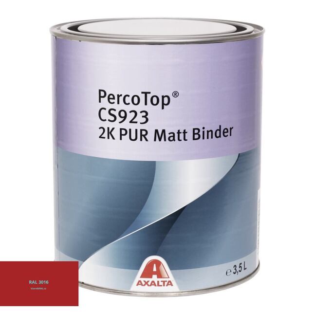 Matná polyuretanová 2K barva Axalta PercoTop MATT RAL 3016