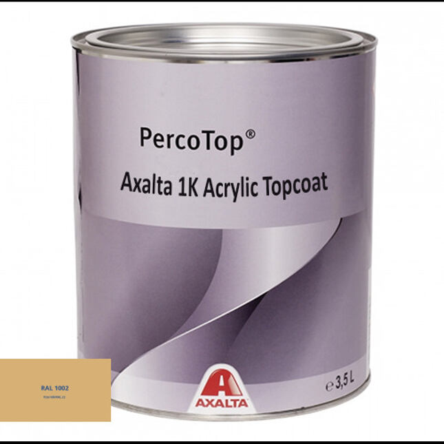 Akrylátová 1K barva Axalta RAL 1002 5°lesku