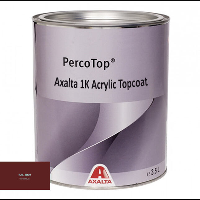 Akrylátová 1K barva Axalta RAL 3009 5°lesku