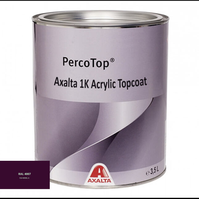 Akrylátová 1K barva Axalta RAL 4007 5°lesku
